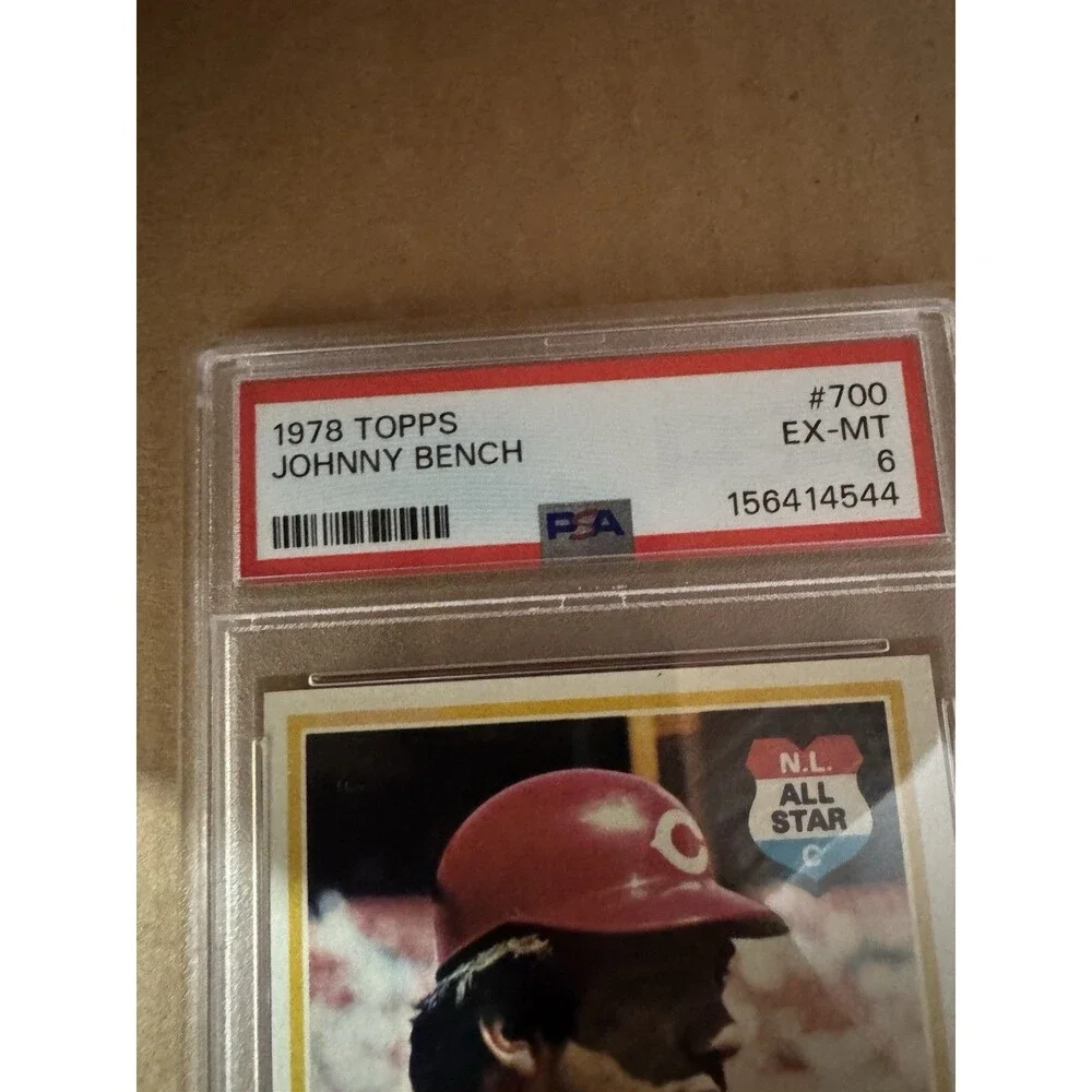 1978 Topps - Johnny Bench #700 PSA Graded 6 EX-MT